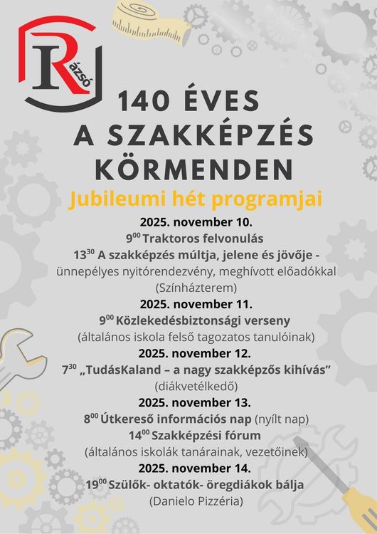 Jubileumi hetünk programjai