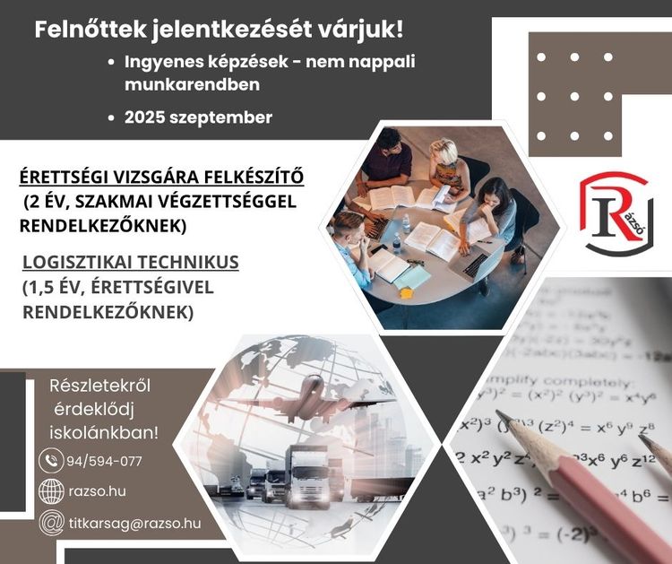 Felnőttek jelentkezését várjuk!