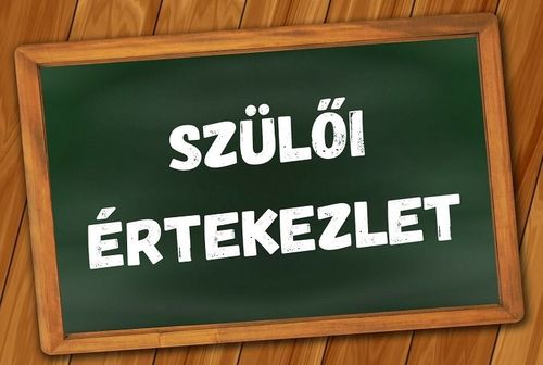 Szülői értekezletek