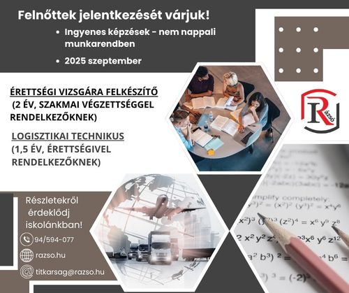 Felnőttek jelentkezését várjuk!